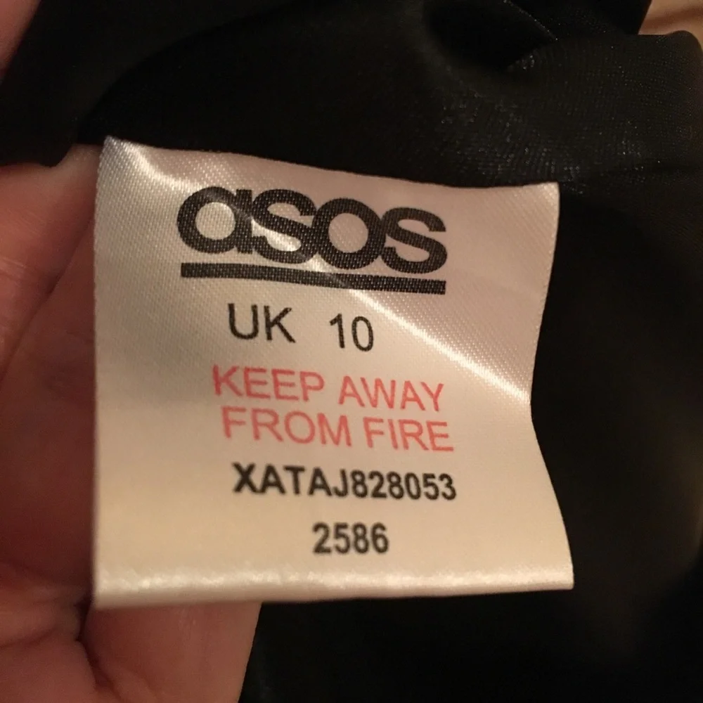 ASOS Women Maternity Black Wool Blend Peacoat Jacket Size 6 - Picture 4 of 6